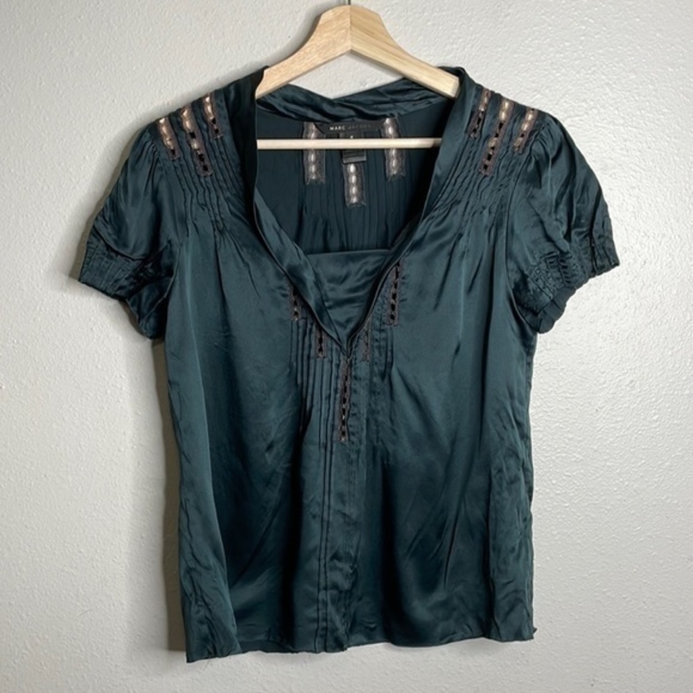 Marc Jacobs Dark Green Blouse